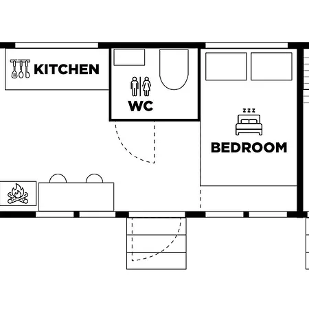 Fell Village 8 With A Mountain View, Fireplace, Sauna, Kitchen